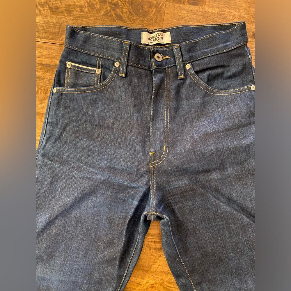 Naked & Famous Classic Fit, Kasuri Stretch Selvedge, size 26